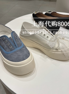 Le saunda莱尔斯丹2025春季女鞋阿甘鞋厚底休闲板鞋小白鞋6M42402