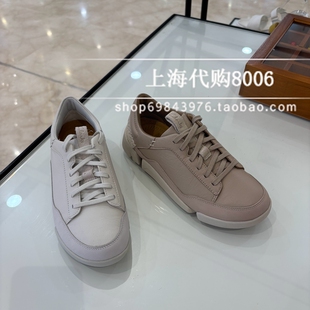 Clarks其乐2025秋季女鞋圆头系带三瓣底休闲鞋26184918 26184917