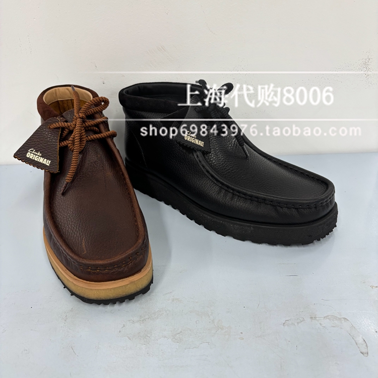 Clarks其乐2025冬季男鞋复古袋鼠鞋高帮鞋短靴 26178204 26177753