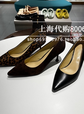 Le saunda莱尔斯丹2025秋季女鞋通勤细高跟鞋浅口尖头单鞋6T71017