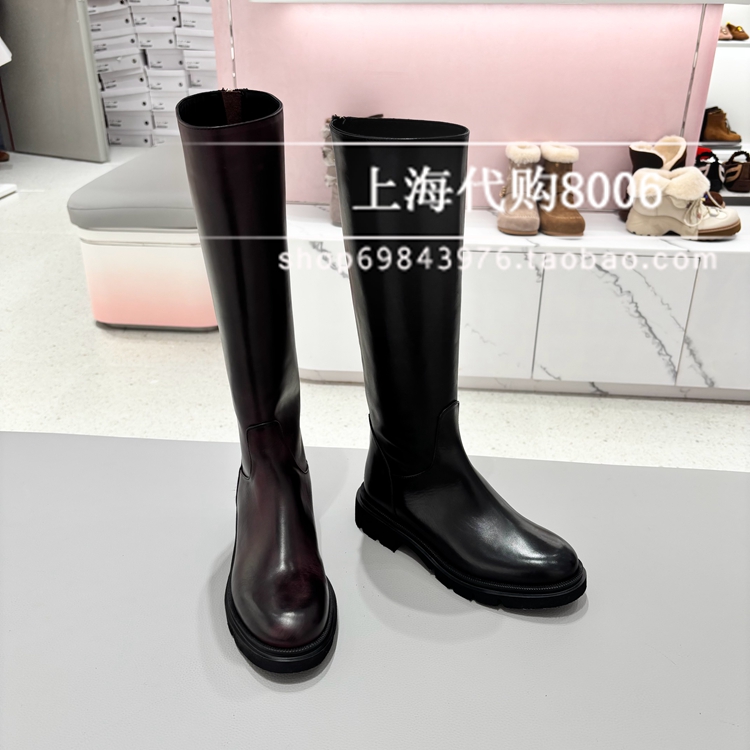 Joy&Peace/真美诗2025冬季女靴进口款长靴高筒骑士靴时装靴 D7696