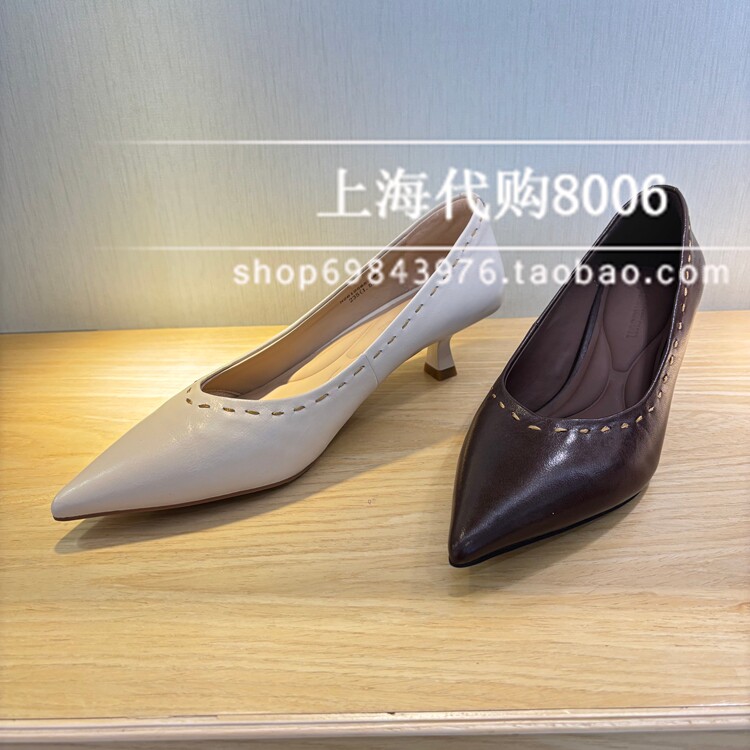 natursun娜冉2026春季女鞋专柜正品高跟鞋尖头通勤单鞋 N26125652