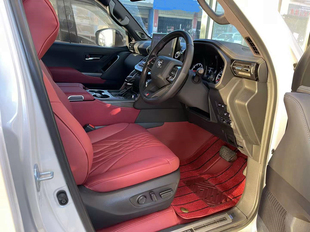 丰f田兰德酷路泽LC300脚垫全覆盖360软包改装右舵驾车右太地垫