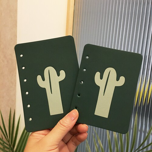 原创真皮手账本分隔页 M5隔板A7记事本装饰 小清新活页本配件