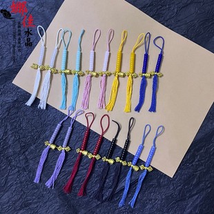 尼泊尔雪巴琉璃记数 器配饰藏族手持水晶文玩念珠108颗铃杵侧挂