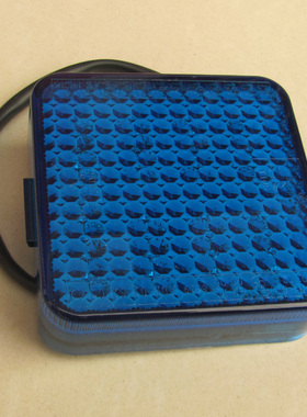 红色黄色蓝色小方形爆闪灯 洒水车清障车消防车灯具 科光K-Lite