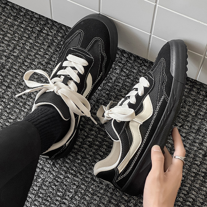 1613-2824-P75男鞋2025新款秋季透气休闲板鞋学生韩版百搭软底，男鞋休闲鞋，星座1613-1