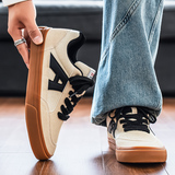 1613-2878-P68酒红色拼色德训板鞋男士休闲运动鞋百搭潮流鞋2026，男鞋休闲鞋，星座1613-1