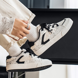 1613-2879-P80休闲板鞋男鞋白色拼色百搭轻便耐磨运动鞋青年潮鞋，男鞋休闲鞋，星座1613-1