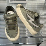 1613-2877-P68韩版小众面包板鞋男百搭休闲鞋黑白拼色潮鞋闪电25，男鞋休闲鞋，星座1613-1