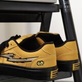 1613-2907-P75黄色闪电板鞋男百搭低帮休闲鞋耐磨潮流男鞋2026，男鞋休闲鞋，星座1613-1