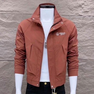 2025潮牌立领男士爆款春秋季新款外套韩版修身潮流夹克工装上衣