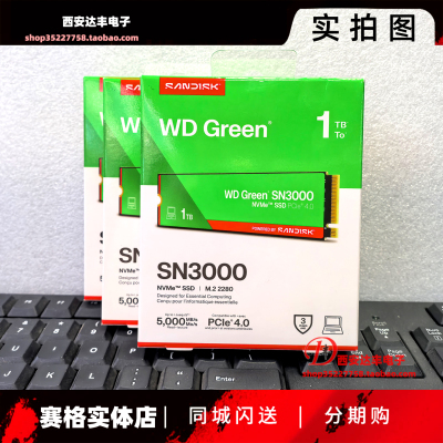 西部数据SN3000固态硬盘