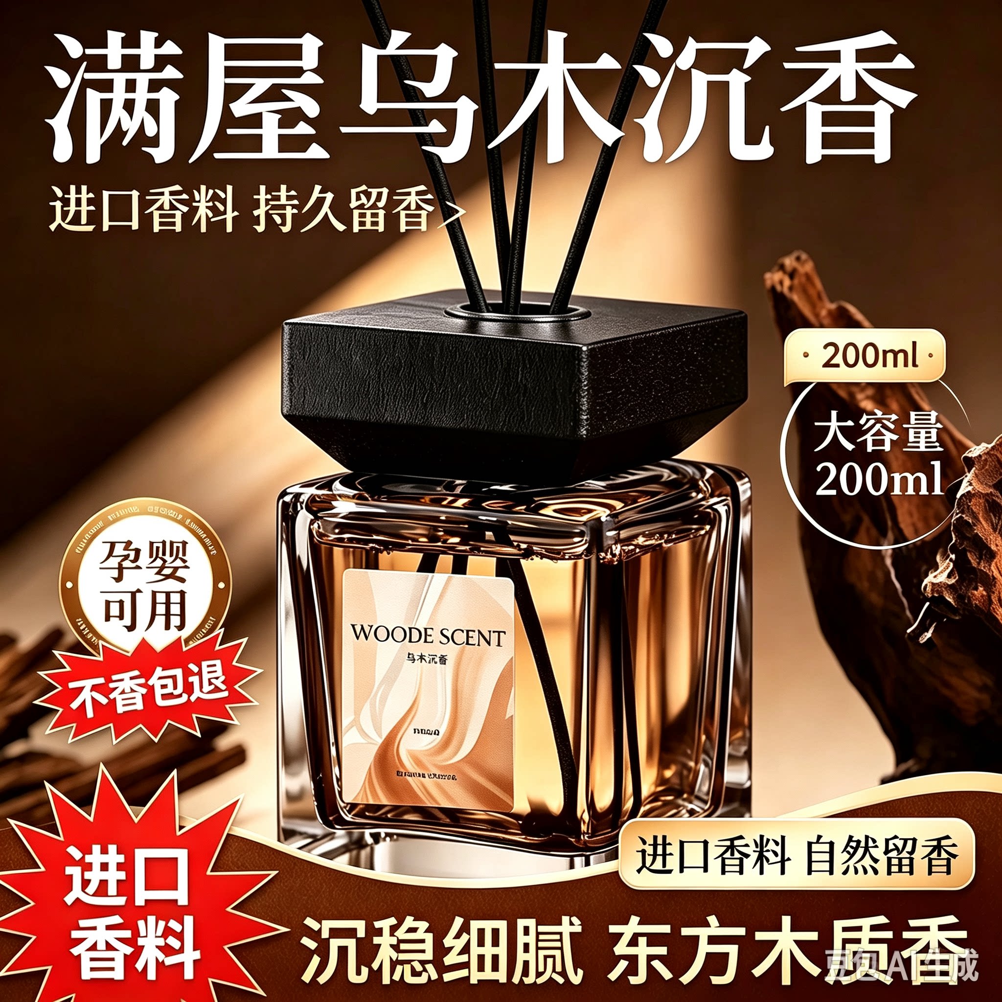 塔罗藤条无火香薰持久留香200ml