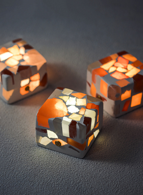 元渡碎光方糖矿石小夜灯充电触摸台灯卧室睡眠小桌灯氛围灯床头灯