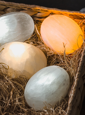 元渡矿石鸡蛋迷你创意led小夜灯宿舍起夜ins浪漫少女心卧室床头灯