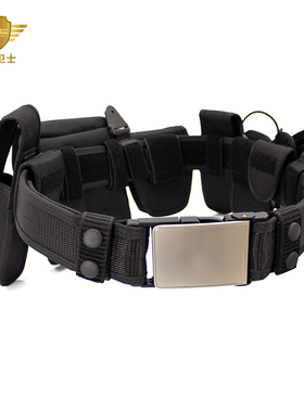 HW-105 新标黑色六件套腰带男女通用户外工作包