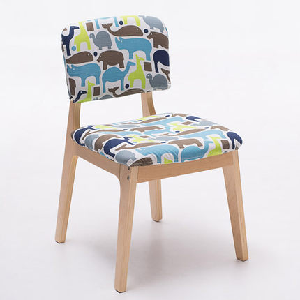 简域实木餐椅简约北欧餐桌椅时尚靠背椅创意木椅洽谈椅小设计