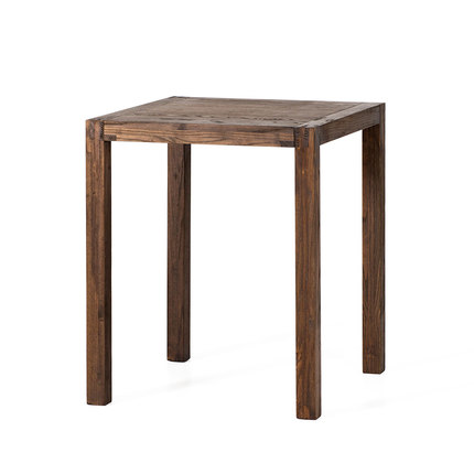 简域实木方桌餐桌椅组合咖啡厅蛋糕店甜品店桌椅小户型餐桌小桌子