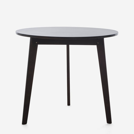 简域现代小户型餐桌白色实木餐桌简约餐台实木圆桌圆餐桌田园饭桌