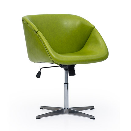 简域休闲椅现代soho办公椅北欧单人椅子创意懒人电脑椅简约靠背椅