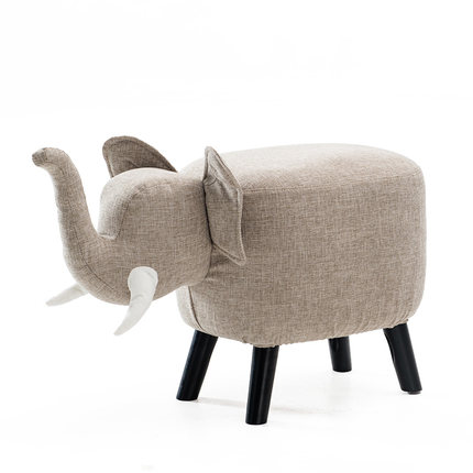 简域小凳子儿童创意鞋凳实木换鞋凳沙发凳穿鞋凳布艺坐凳门口矮凳