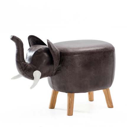 简域小凳子儿童创意鞋凳实木换鞋凳沙发凳穿鞋凳布艺坐凳门口矮凳