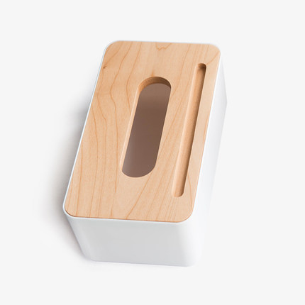 简域家居纸抽盒创意纸巾盒餐巾抽纸盒多功能塑料家用收纳盒子