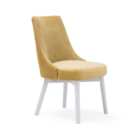 简域餐椅实木酒店椅子时尚咖啡椅简约休闲椅北欧餐椅SOHO洽谈椅