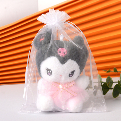 超大加大透明网纱袋娃娃公仔防尘袋男士运动鞋收纳袋礼物蓝包装