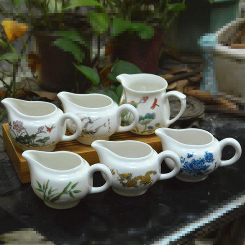 包邮玉瓷陶瓷多款式公道杯 茶海 奶壶 150毫升200毫升 泡茶壶