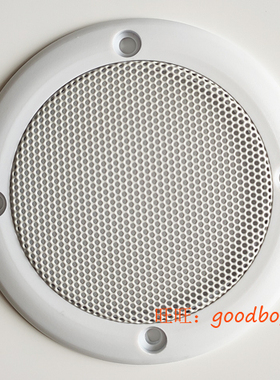 3.5寸白色汽车喇叭网罩音箱网罩3.5寸喇叭网罩