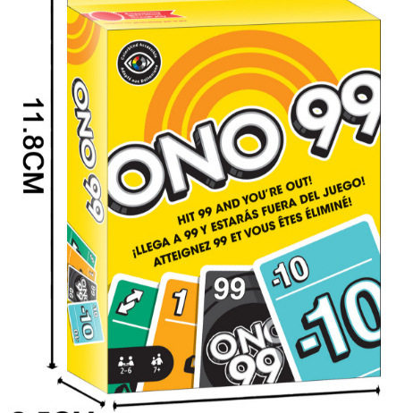 儿童益智卡通桌游ONO99