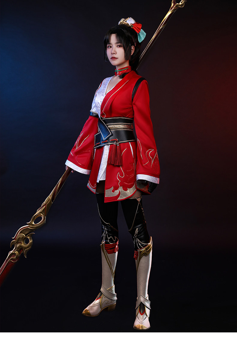 龙妹妹cos服出租  王者荣耀 云缨cos 燎原之心大全套 商演  出租