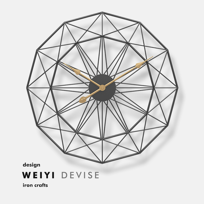 客厅家用创意简约钟表挂钟静音