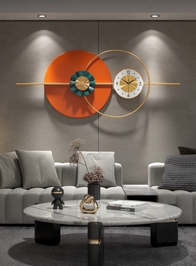 铁艺壁饰客厅墙上挂件新中式沙发背景墙面装饰品高档电视墙饰挂饰