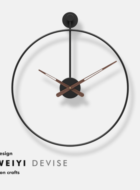 轻奢钟表挂钟客厅高档现代简约时尚大气静音时钟挂墙家用餐厅装饰