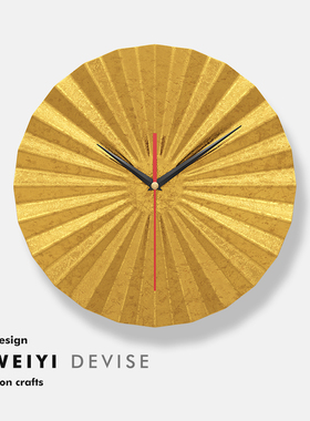 北欧现代简约轻奢家用挂钟时尚客厅圆形时钟创意挂表石英墙钟静音