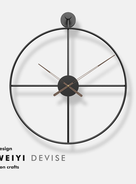 轻奢钟表挂钟客厅高档新款现代简约时尚大气家用餐厅装饰时钟挂墙
