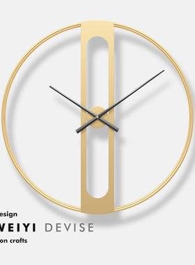 北欧轻奢钟表家用挂钟客厅2022新款创意个性艺术装饰静音时钟挂墙