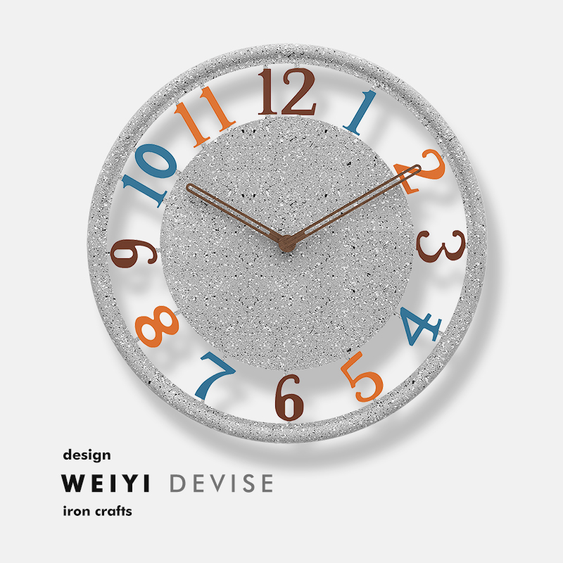 钟表客厅现代简约家用ins风静音