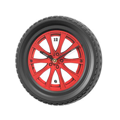 金属轮胎挂钟创意金属挂钟家用客厅