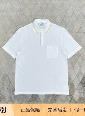 Hermes爱马仕Polo衫刺绣经典纯色短袖Polo休闲百搭通勤男女同款