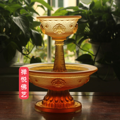 琉璃密宗修行护法杯藏传用品