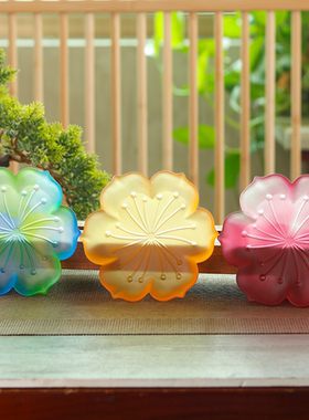 珍悦琉璃果碟中式客厅桌面摆件