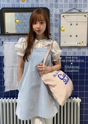 Viaplain甜美减龄吊带连衣裙