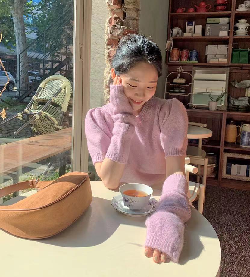 韩国正品beginning圆领针织毛衣