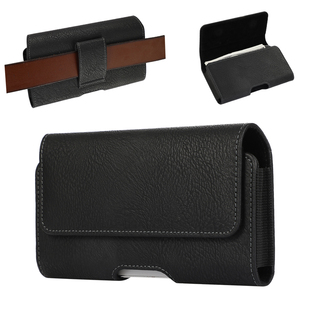 腰挂皮套手机挂腰包穿皮带小挂包手机包横袋老人男4.7寸5.5寸6.12