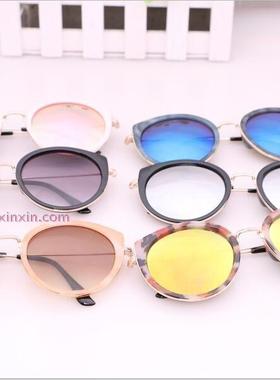 墨镜韩国圆脸时尚太阳镜明星同款