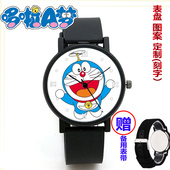叮当猫手表男表女式 石英表儿童学生个性 定制哆啦a梦机器猫周边